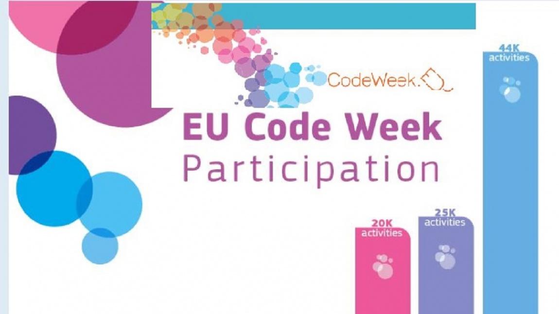 Okulumuz Code Week Haftası Etkinliklerine katıldı.